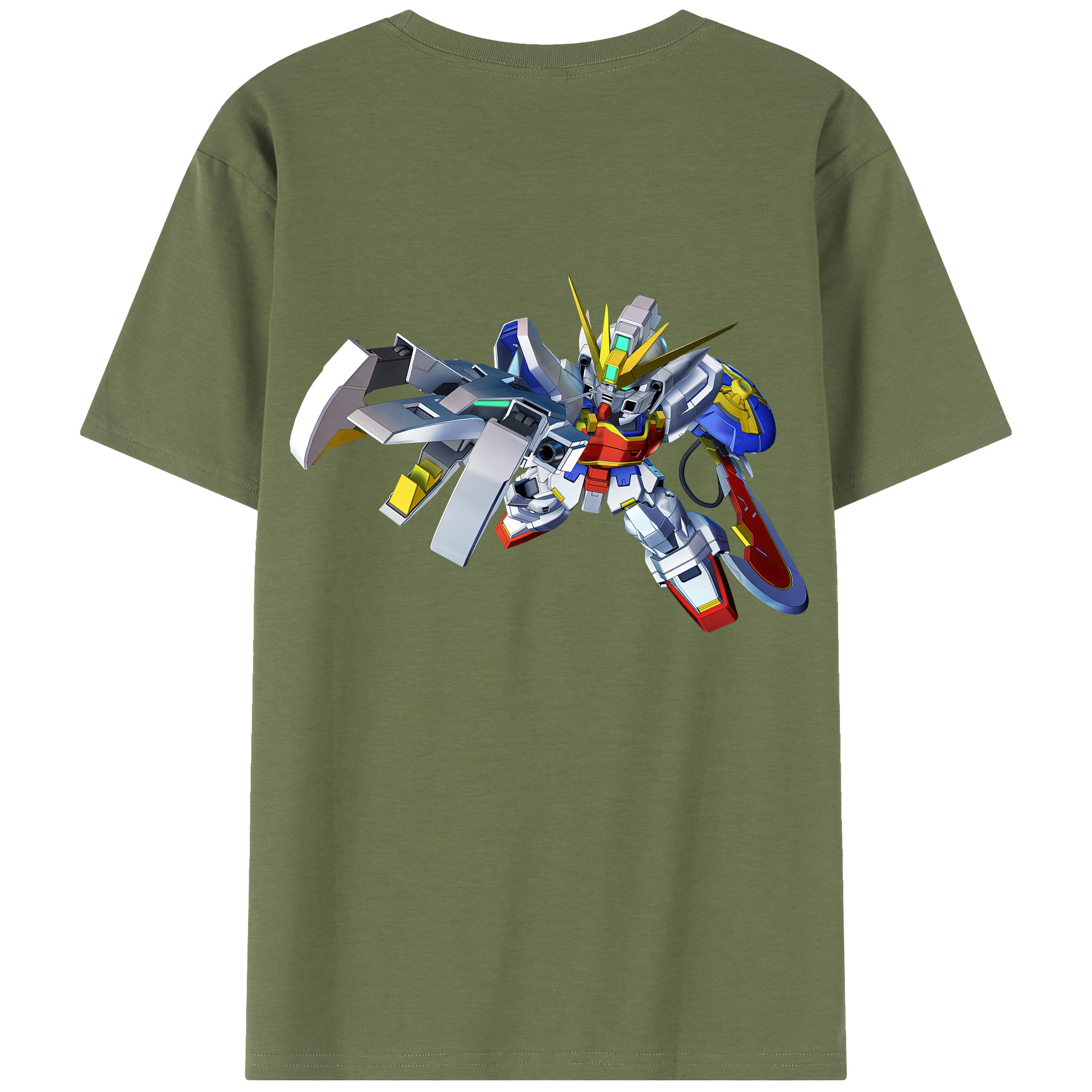 （画像用） 機動戦士ガンダム Mobile Suit Gundam 綿100％半袖Tシャツ（背面プリント）